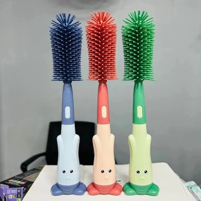 Picture of Silicone Baby Bottle Cleaning Brush Set – 3-in-1 Deep Clean Kit  
