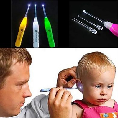 Picture of Children & Adult Lighted Ear Cleaning Tool with Soft Tips (Multicolor)