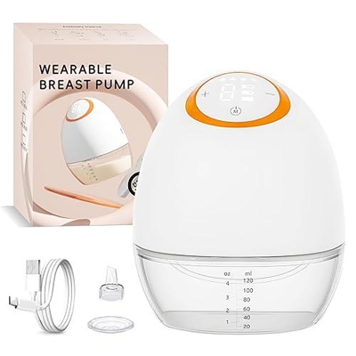 Picture of Wearable Wireless Hands-Free Electric Breast Pump | Ultra-Silent & Portable | Rechargeable Milk Collector (Multicolor)