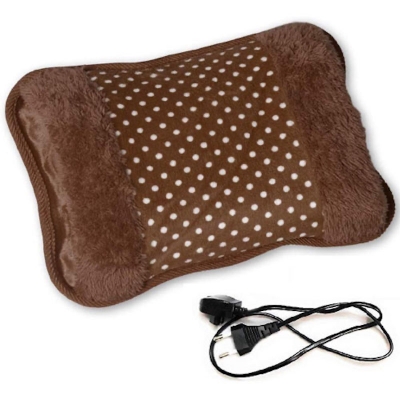 Picture of Electric Hot Water Bag - Heat Pillow and Pain Reliever - Muscle Pain Solution - Portable Heating Bag - .Multicolor Hot Water Bag (Coffee)