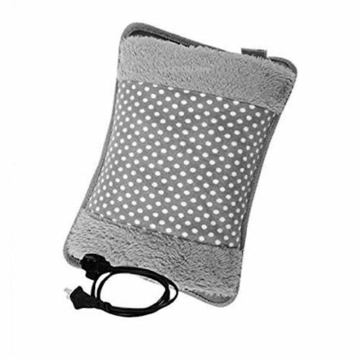 Picture of Electric Hot Water Bag - Heat Pillow and Pain Reliever - Muscle Pain Solution - Portable Heating Bag - .Multicolor Hot Water Bag (Grey)