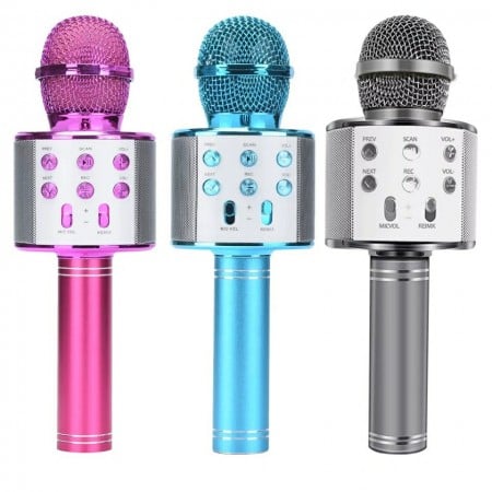 Picture of Wireless Bluetooth Karaoke Microphone Speaker Handheld