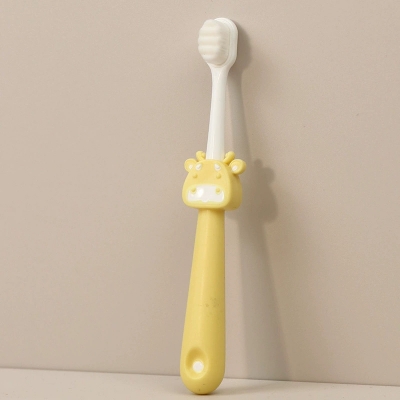 Picture of Super Soft Baby Microfiber Toothbrush -1Pcs (Yellow Color)