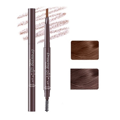 Picture of Waterproof Natural Makeup Double Heads Automatic Eyebrow Pencil  Long Lasting Eyebrow Brush (Light Brown)