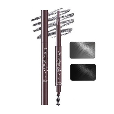 Picture of Brand New DRAWING Double Headed Eyebrow Pencil With Brush (Black)
