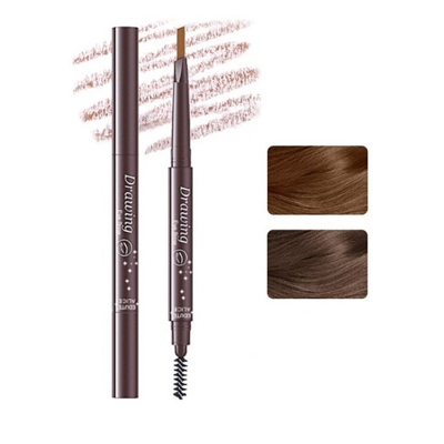 Picture of Brand New DRAWING Double Headed Eyebrow Pencil With Brush (Dark Brown)