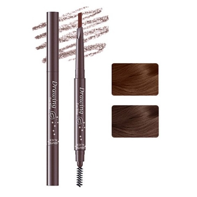 Picture of Brand New DRAWING Double Headed Eyebrow Pencil With Brush (Tea Brown)