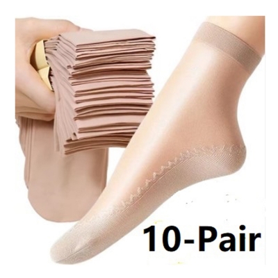 Picture of High QualityNon Slip Summer Velvet Socks For Women Imported CN 1/2/5/10 pair (Skin Color--10Pair,One Size)