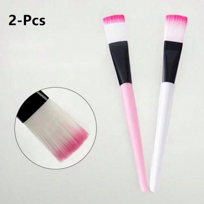 Picture of Portable Travel Soft Hair Eye Shadow BrushMakeup Brush-2Pcs (Multicolor)
