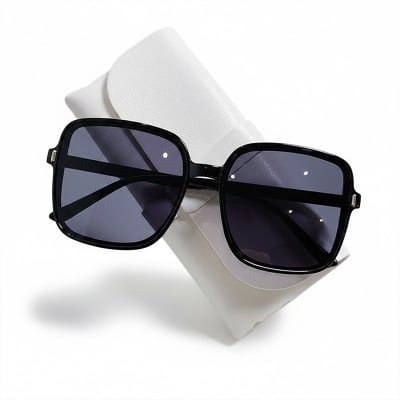 Picture of Multiplex Beautiful Stylish modern Sunglasses for Women Black Color (Black,Multicolor,Multicolor)