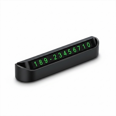 Picture of SuperRide Car Number Plate Luminous Car Styling Temporary Parking Card - car accessories  