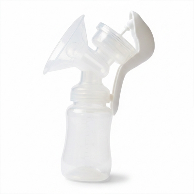 Picture of Portable Manual Breast Feeding Pump Set Without Box -BPA Free (Multicolor)