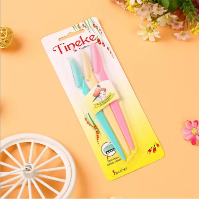 Picture of Tineke Eyebrow Rezor or Eyebrow Trimmer Tinkle Eyebrow Razor Eyebrow Trimmer for Women 3pcs Set (Multicolor)