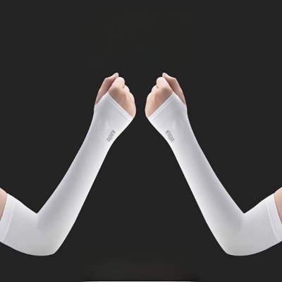 Picture of 1 Pair Fingerless Hand Socks for Women Hand Socks (White,Int: One size)