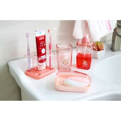 Picture of Acrylic Liquid Soap and Shampoo Dispenser - Multicolour (Multicolor)