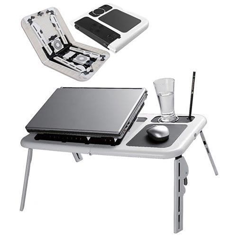 Picture of Portable Laptop Table Desk, Adjustable Height E-Table (Multicolor)