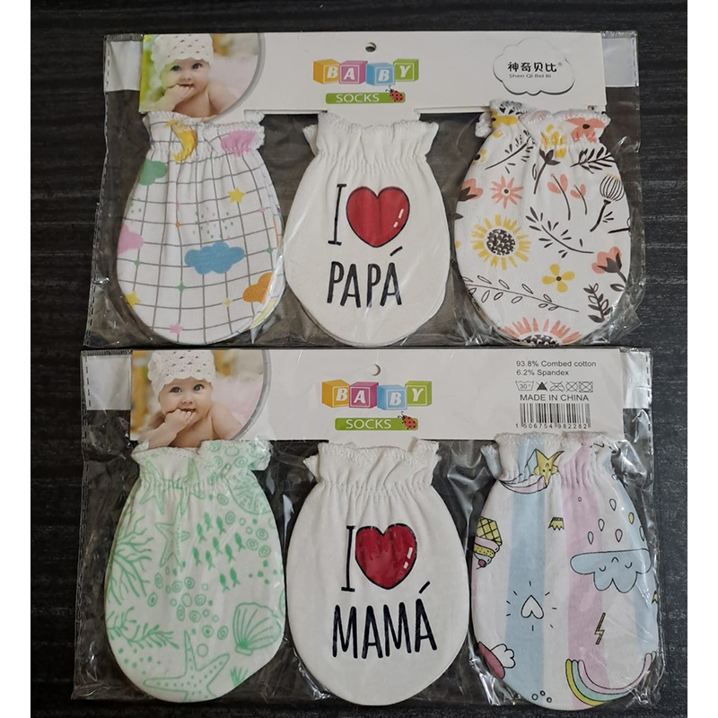 Picture of Baby Hand Gloves, Baby hand socks  1 pair 0-6 Months(China) (Multicolor)