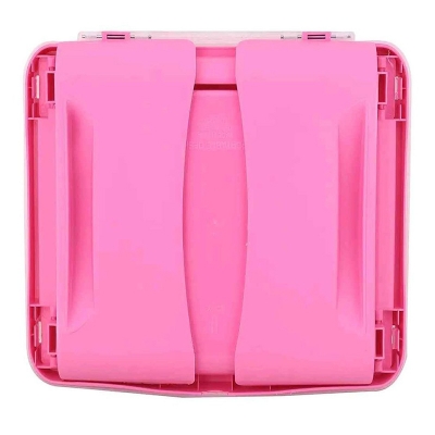 Picture of Kids Portable  Bag Cum Desk / Storage Box / Writing Table / Study Table / Baby Snack Table / Portable Folding Desk Table (Pink)