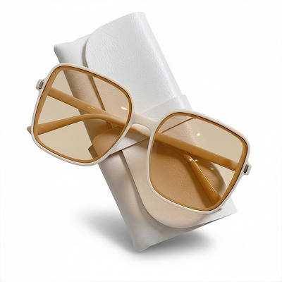 Picture of Women Fashionable Design Square Sunglasses (Brown,Multicolor,Multicolor)