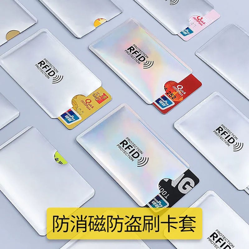 Picture of Premium RFID Blocking Card Sleeves for Enhanced Credit and ID Card Security (RFID ---5Pcs)