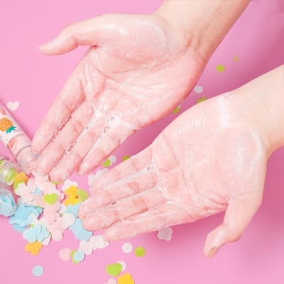 Picture of Travel Portable Flower Mini Bottled Hands Washing Soap Tablets (Multicolor)