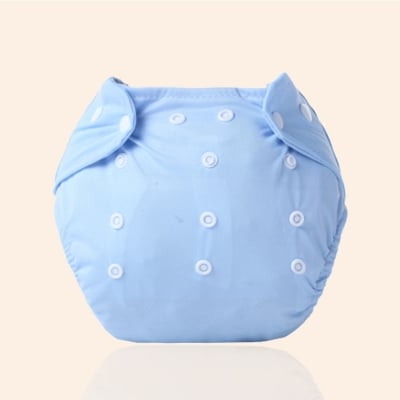 Picture of Reusable and Adjustable Baby Cloth Diaper with 1 Inserts pad (Multicolor,S Size (4-8kg))