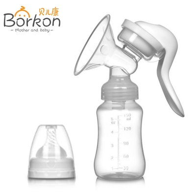 Picture of Mom BreastFeeding One-handed Manual Breast-Pump Baby Milk (Multicolor)