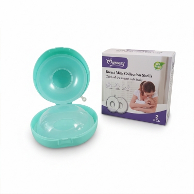Picture of 2pices Silicone Wearable Breast-Milk Collector With Carrying Box By  Zikra Shop (Multicolor)