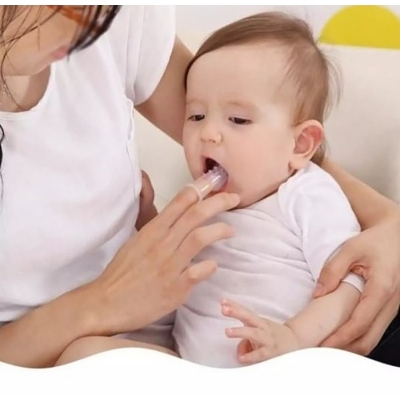 Picture of Finger Toothbrush for Baby CN-1pcs By  Zikra Shop (Multicolor)