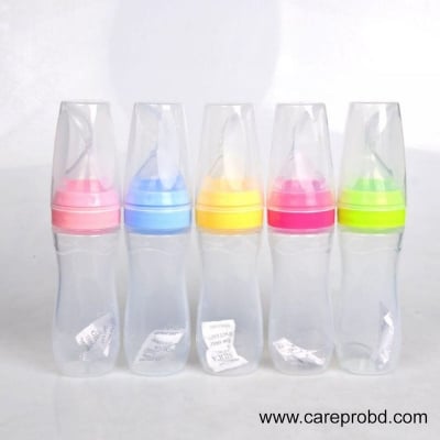 Picture of Full Silicone Spoon feeder 120ml -1pcs By  Zikra Shop (Multicolor)