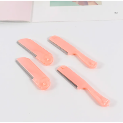 Picture of 4pcs Colorful Eyebrow Trimmer Face Hair Razors Hair removing tools -1set (Multicolor)