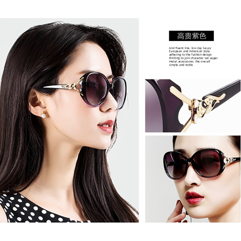 Picture of Premium Quality Fashion Sunglass For Women (Black,Multicolor,Multicolor)
