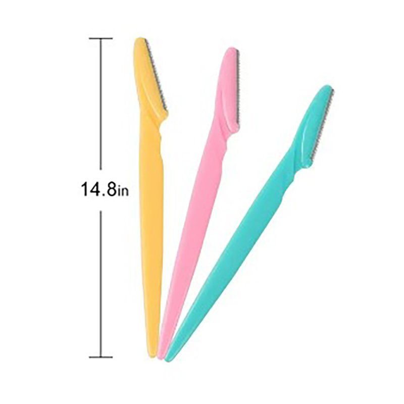 Picture of Colorful Eyebrow Trimmer Face Hair Razors Women 1/2/3/5/10 pcs (3-Pcs)