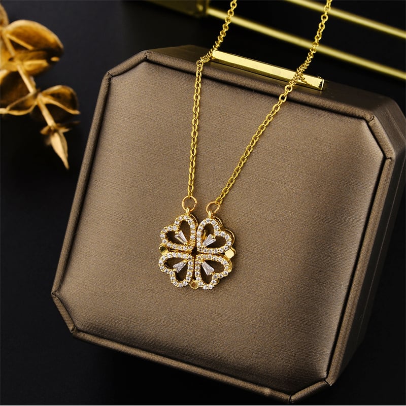 Picture of New Love Magnet Lucky Neckless / Love Neckless for Girls (Gold)