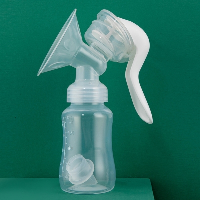 Picture of Portable Manual Breast Feeding Pump Set Without Box -BPA Free (Multicolor)
