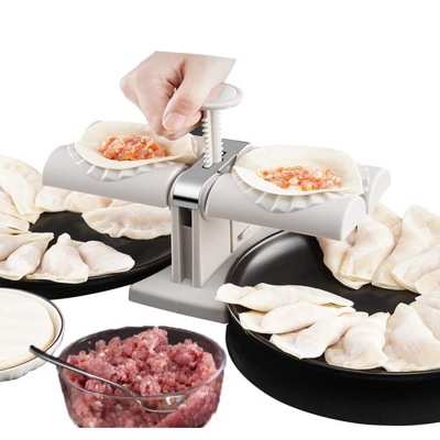 Picture of Dumpling Mold Lazy Must-Ravioli Making Mold Double Head Dumpling Mold Baking (Multicolor)