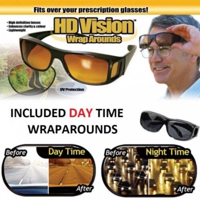 Picture of 2 In 1 HD Vision Wrap Day and Night Sunglasses (Multicolor)