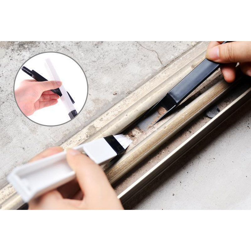 Picture of Portable Cleaning Brush Multifunctional Door and window Keyboard Cleaner Dust Shovel Window Rail Cleaning Tool (Multicolor)