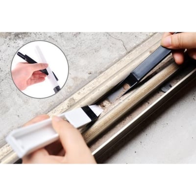 Picture of Multipurpose Window Door Keyboard Cleaning Brush Cleaner+Dustpan 2 In 1 Tool (Multicolor)