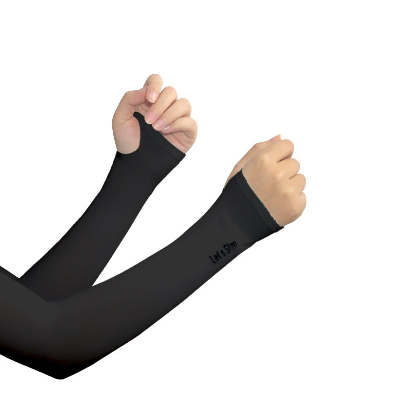 Picture of Fingerless Hand Socks For Women (2 Pcs Black Or White) (Black,Int: One size)