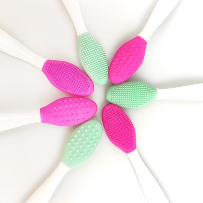 Picture of 1 Pcs Silicone Exfoliating Lip Brush Tool Double-sided Soft Lip Smoother Brush (Multicolor,Face,Others)
