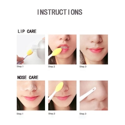 Picture of Blackhead Remover Brush Tool Silicone Face Cleansing Brush Effective Nose Exfoliator Soft Deep Cleaning Brush Face Care Scrub Massanger Skin Care Tool Pore cleansing blackhead brush (Multicolor,Face,Others)