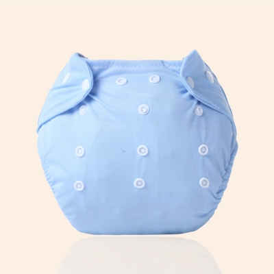 Picture of Adjustable Reusable Washable Cloth Diaper (With 1 Pad 3 Layer) (Blue, )