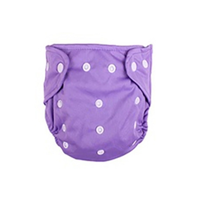 Picture of Adjustable Reusable Washable Cloth Diaper (With 1 Pad 3 Layer) (Purple, )