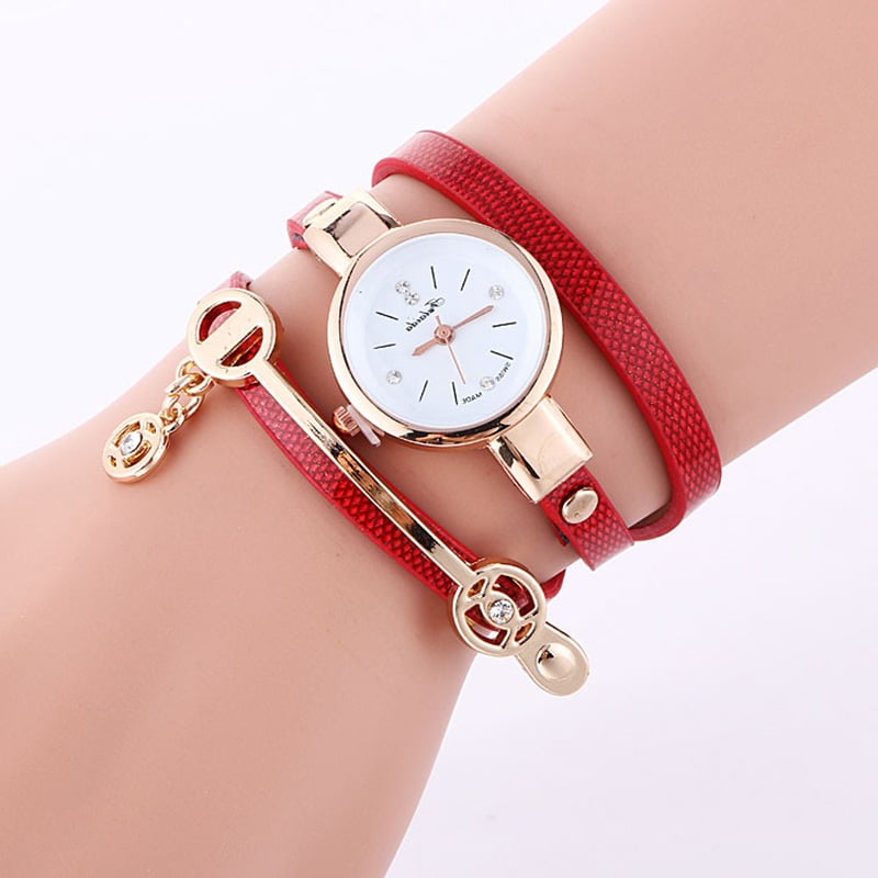 Picture of New Model Bracelet Watch for Girls/Women (Red)
