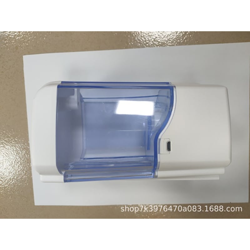 Picture of Automatic Rechargeable Soap/Sanitizer Dispenser Touchless Foaming Liquid Soap Dispenser Android Charger 300ml/600ml Capacity Infrared Sensor 3 Adjustable Dispensing Volume Hands Operated for Bathroom Kitchen (White)