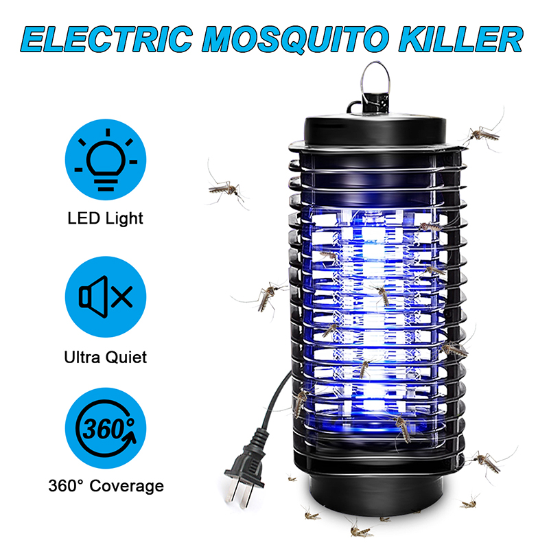 Picture of Mosquito Killer Lamp Bug Zapper Gnat Trap Electronic Insect Killer Uv Light Mosquito Trap Killing Mosquitoes Night Lamp 1 Ratings - Mosquito Bat (Multicolor)