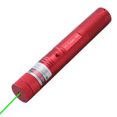 Picture of Laser Pointer Light Rechargeable Green Adjustable Burn Match Light goes up to the plane (Multicolor)