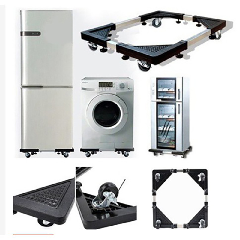 Picture of Roller Washing MachineMobile Refrigerator Base Reinforced Retractable Movable Rack with Wheels Kitchen Fridge Base Bracket (Multicolor)