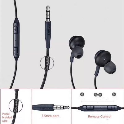 Picture of Super Bass Earphone With Pouch- A K G Samsung (Black)